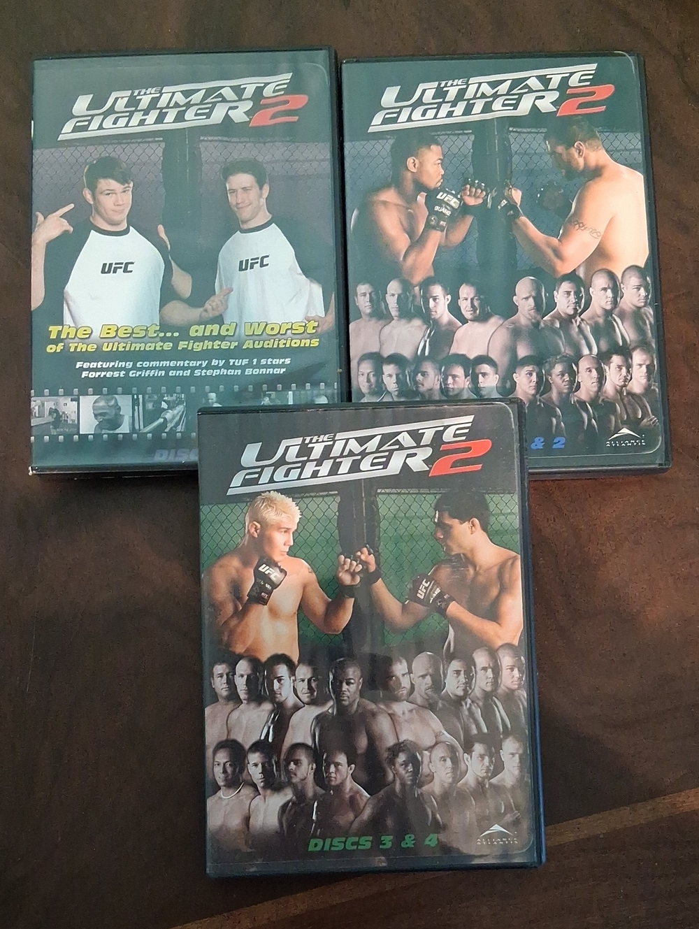 UFC The Ultimate Fighter 2  - 5 DVD Set - Black & Green Cover